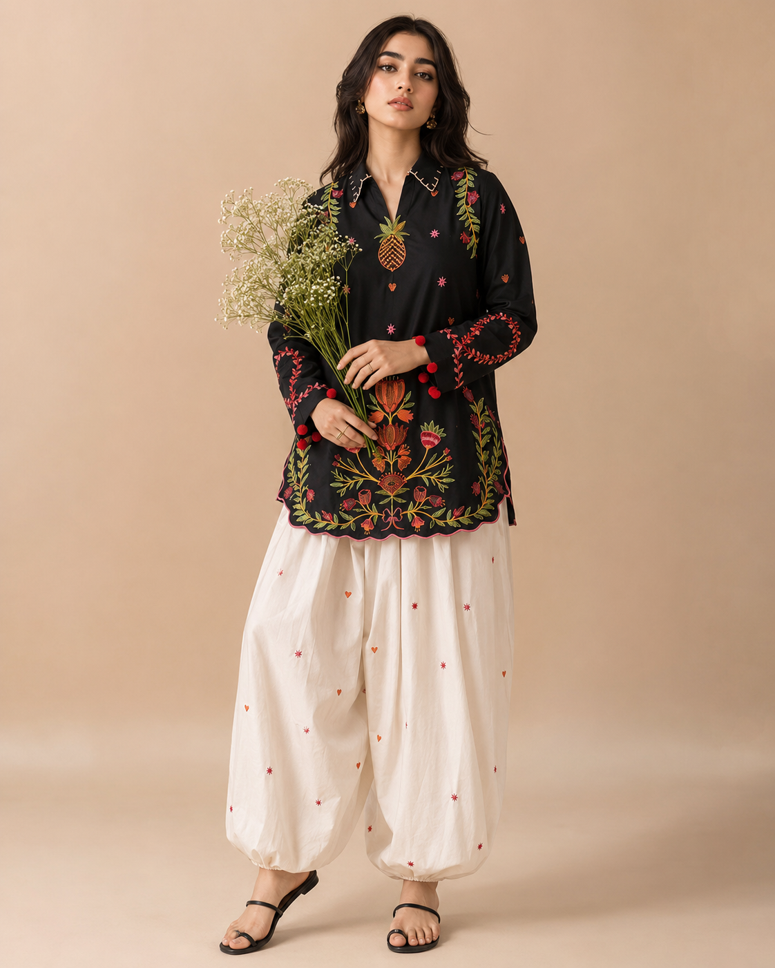Pablo Embroidered Co-ord Set