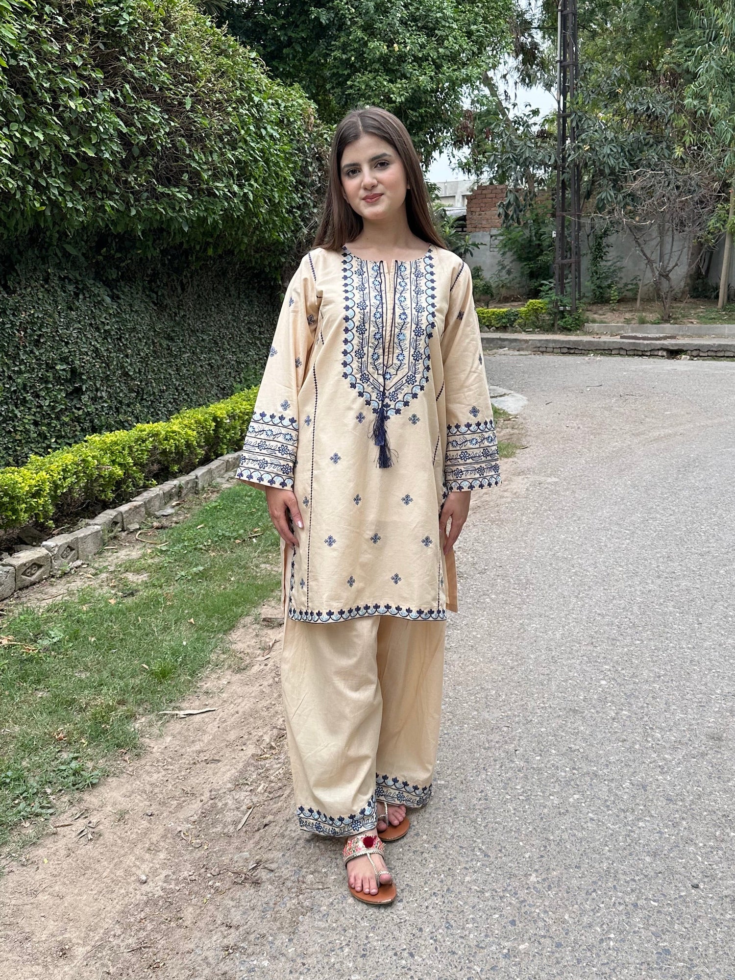 — Embroidered Lawn 2-Piece Suit