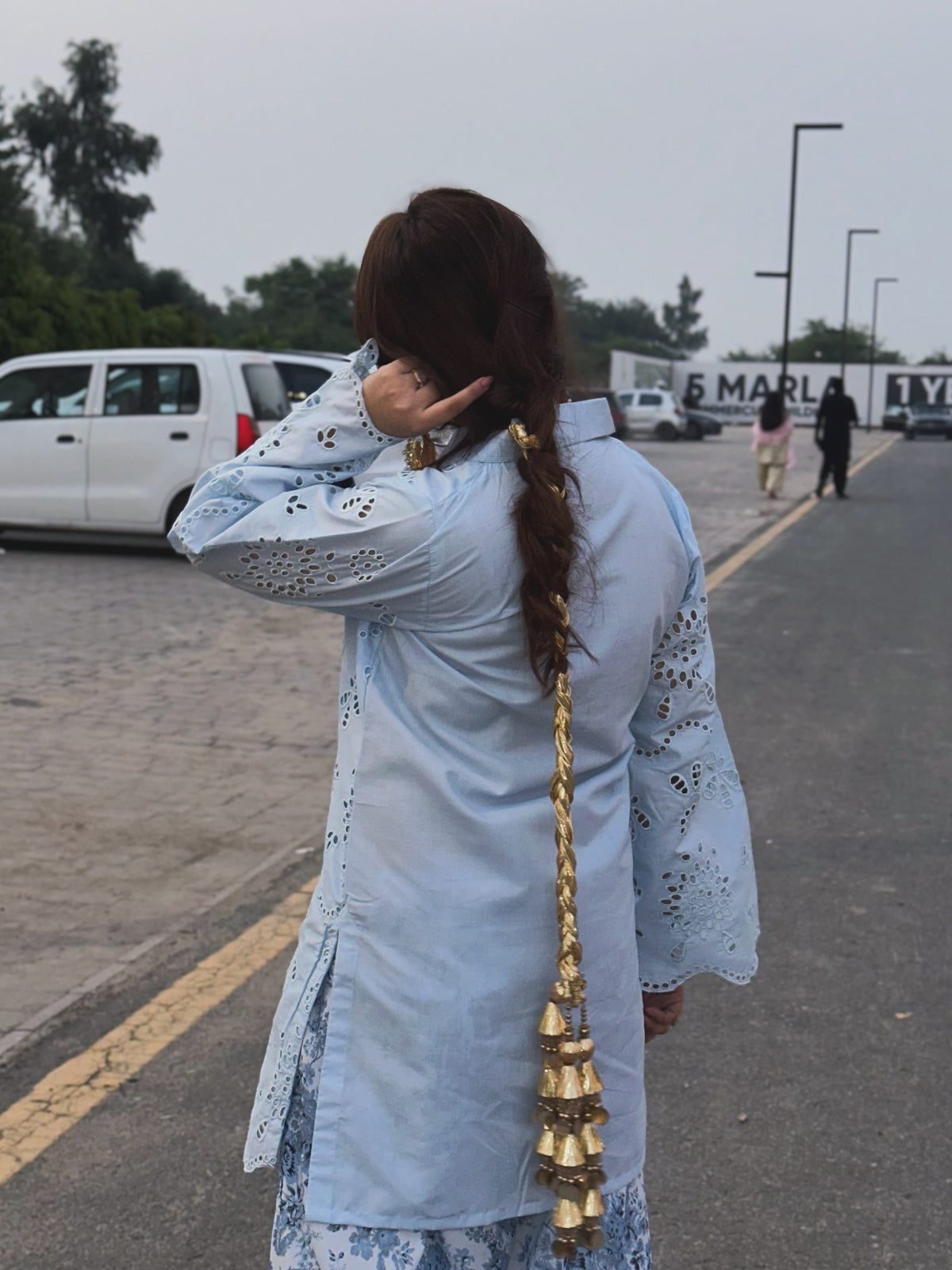 Chikken kari with farshi shalwar
