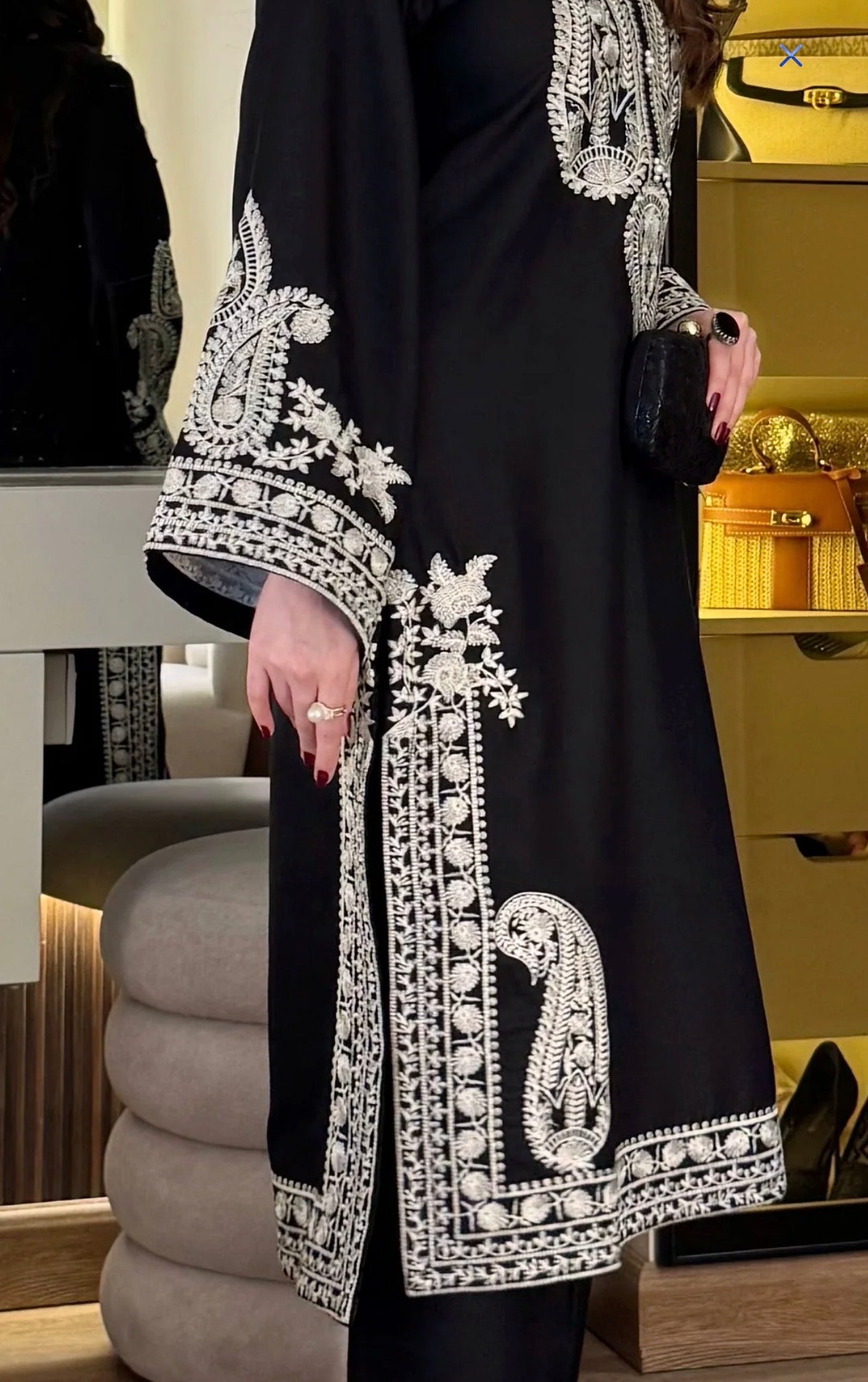 Heavy embroidered shirt