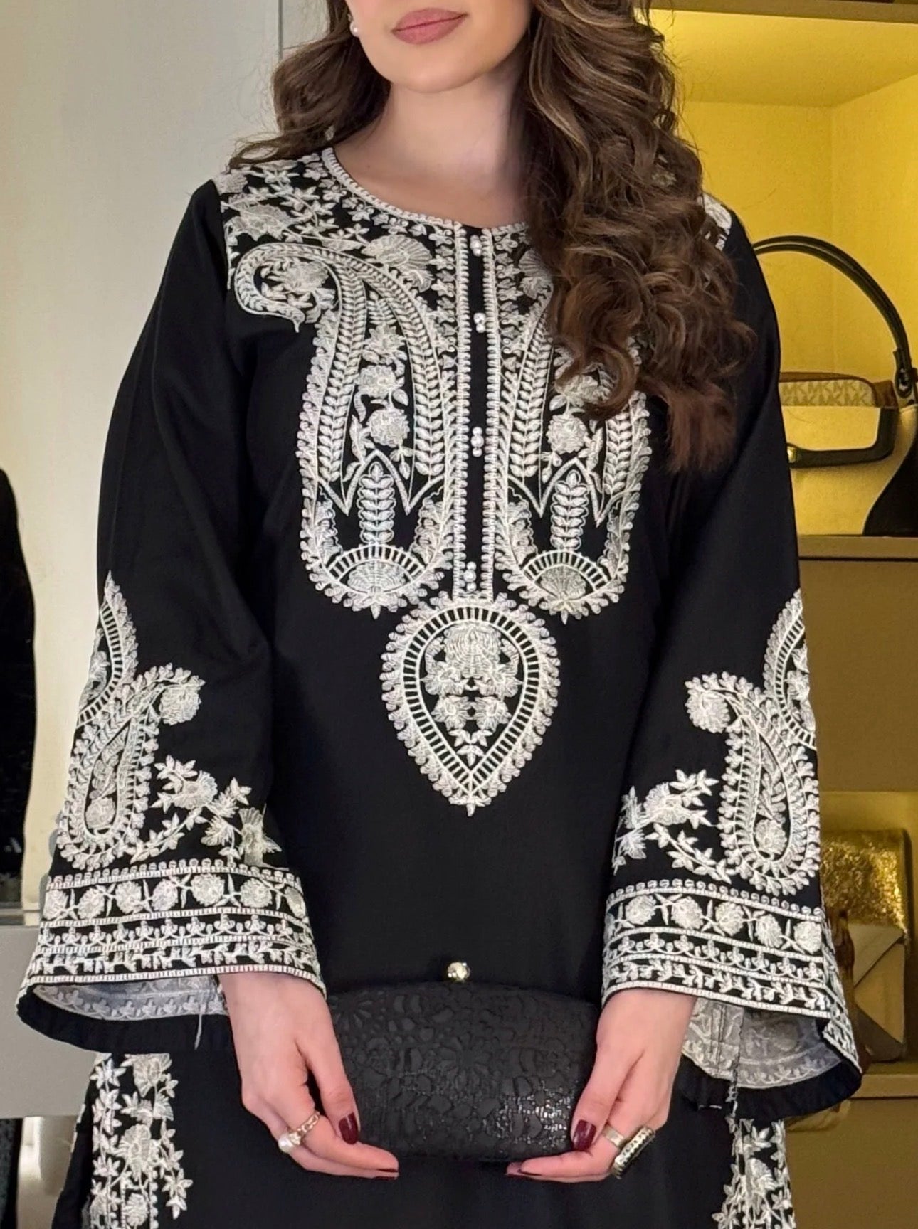 Heavy embroidered shirt