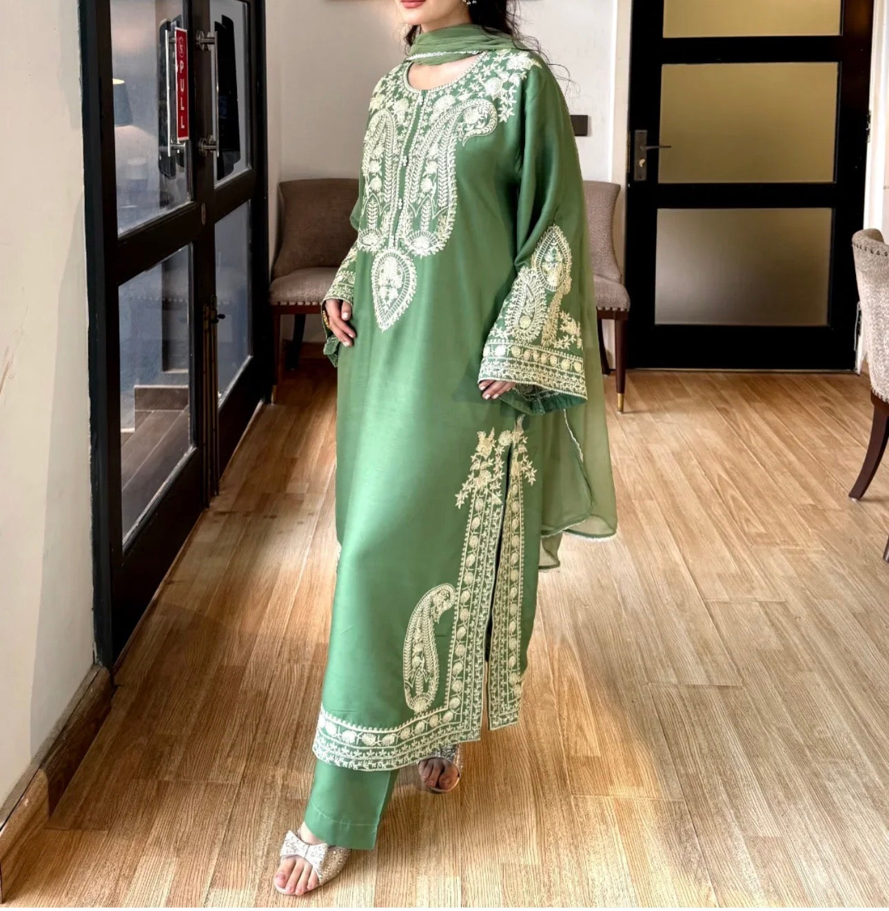 Fully Heavy Embroidered shirt -trouser n duptta