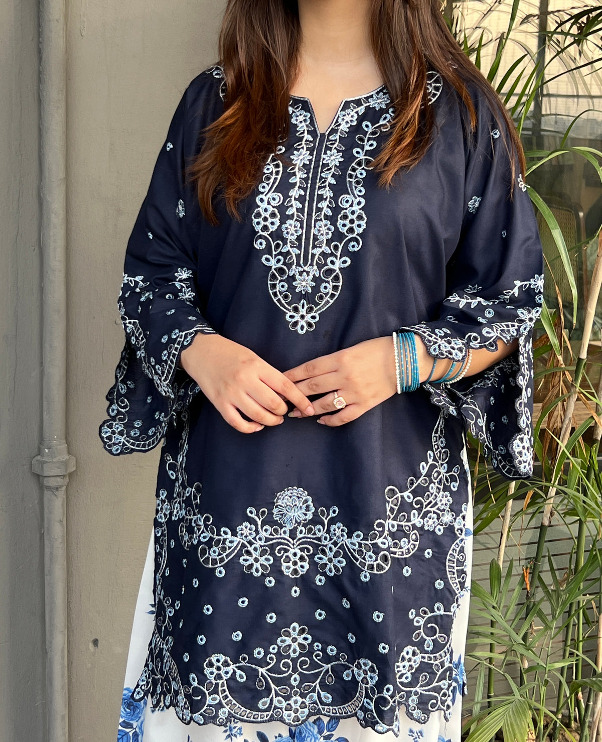 2 Piece Lawn Suit- Embroidered (Stitched )
