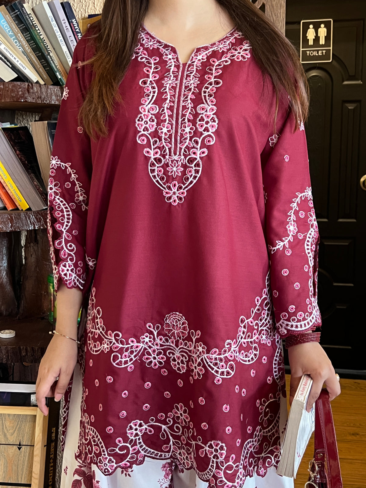 2 Piece Lawn Suit- Embroidered (Stitched)
