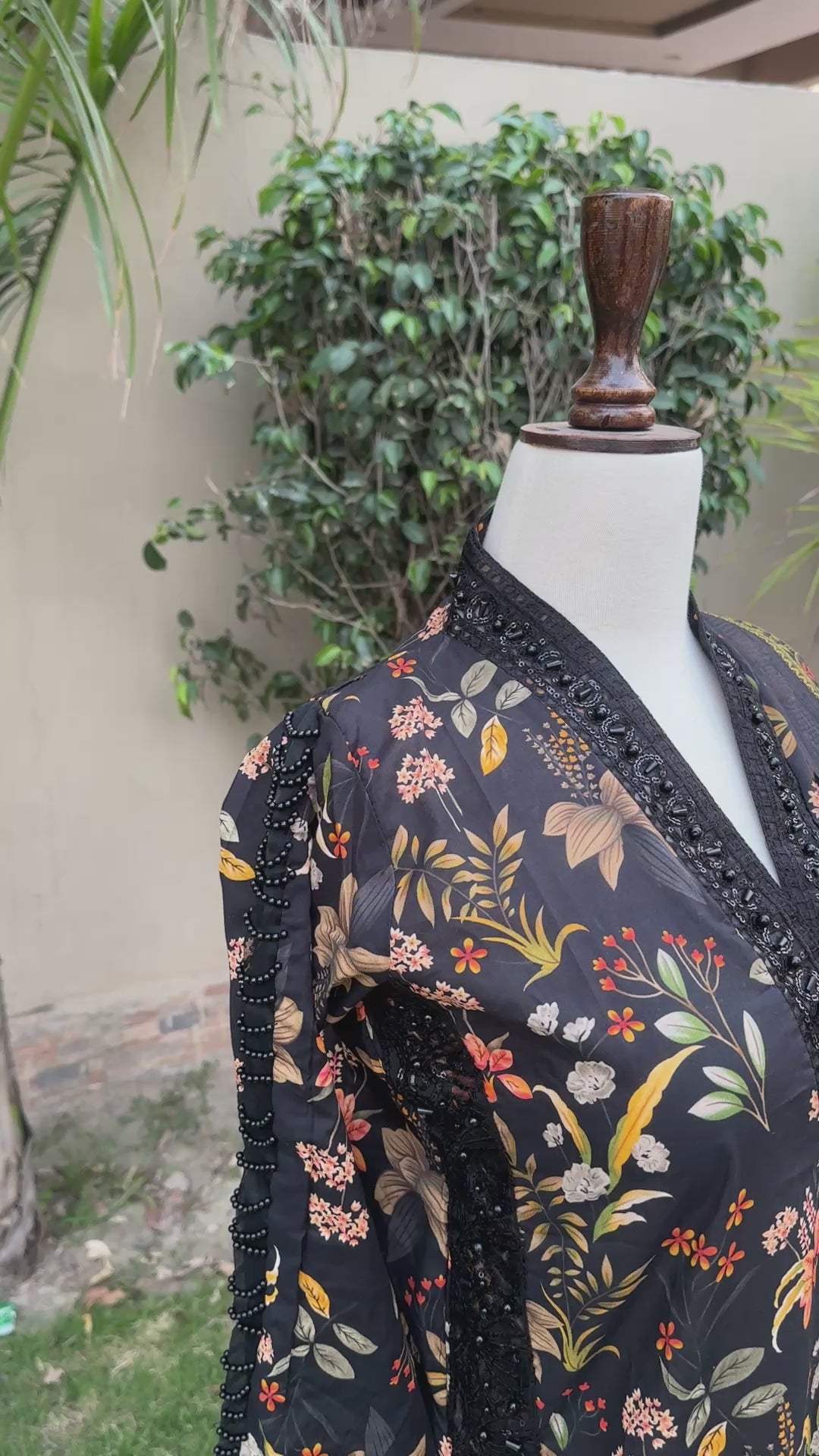 Heavy Beads Embroidered 3-Piece Stitched Suit