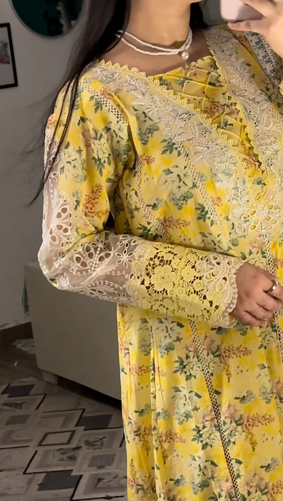Elmira Pret – Noor-e-Sahar | Luxury Printed 3 Piece Frock